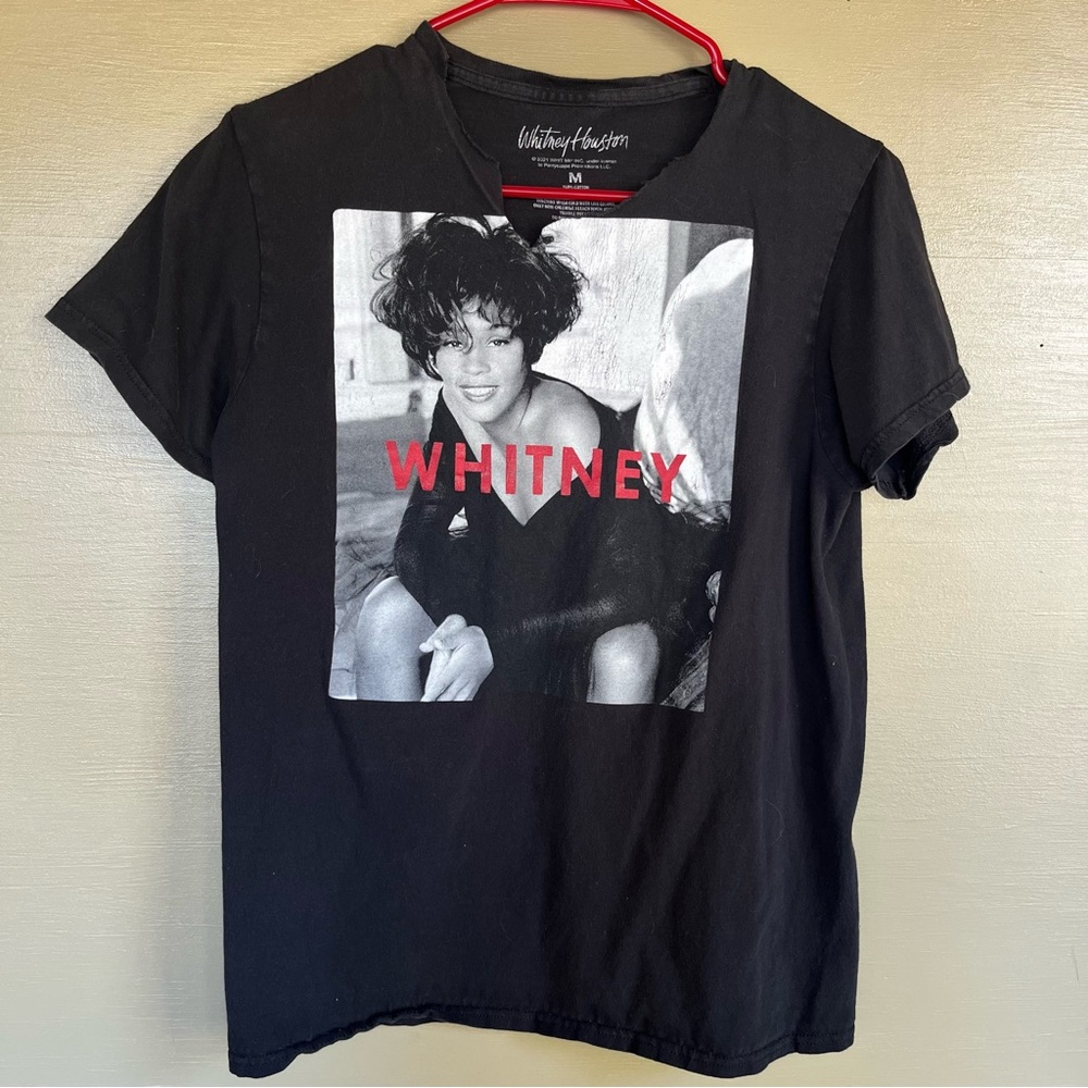 Whitney Houston Graphic Tee Cut medium